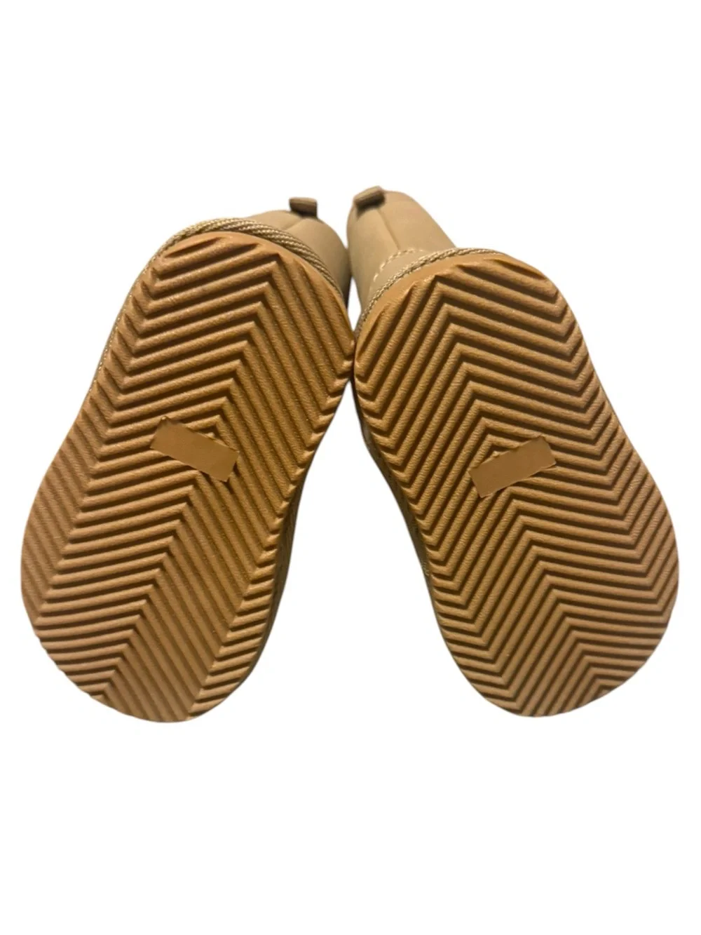 Carter's Toddler Tan Plush-Lined Pull-On Boots 4